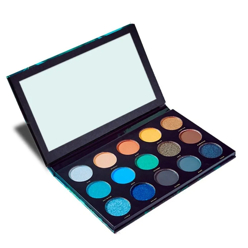 🔥 2/$30 BNIB Hipdot CENOTE Eyeshadow Palette Oceanic! 🌊 Blue Green Sea Cool